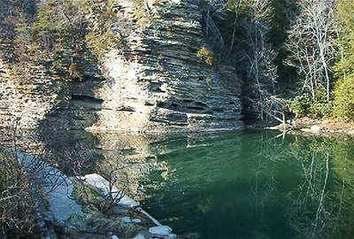 Cane Creek Reflection1.jpg (31716 bytes)